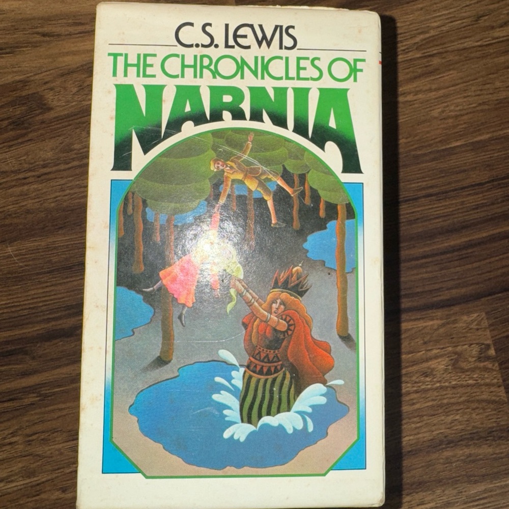 The Chronicles of Narnia Boxed Set 7 Book Lot CS Lewis Collier 1970